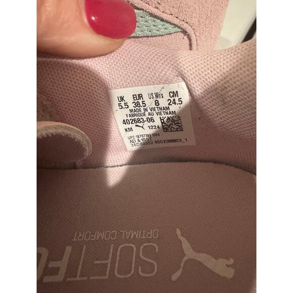 Puma Club II Era Suede Rose Mauve Safe Lake Size 8 - Picture 8 of 9
